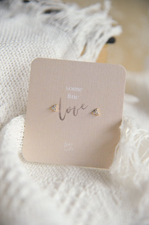 18k Gold Plated - Merri Studs in Gold