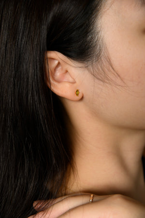 925 Sterling Silver - Beryl Studs