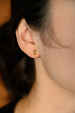 925 Sterling Silver - Beryl Studs