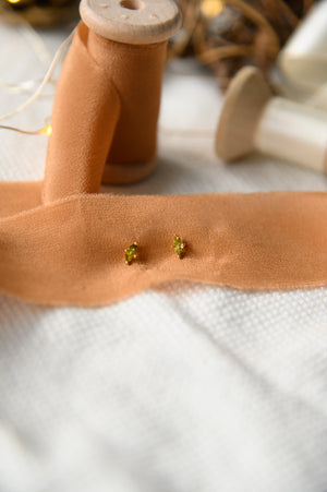 925 Sterling Silver - Beryl Studs