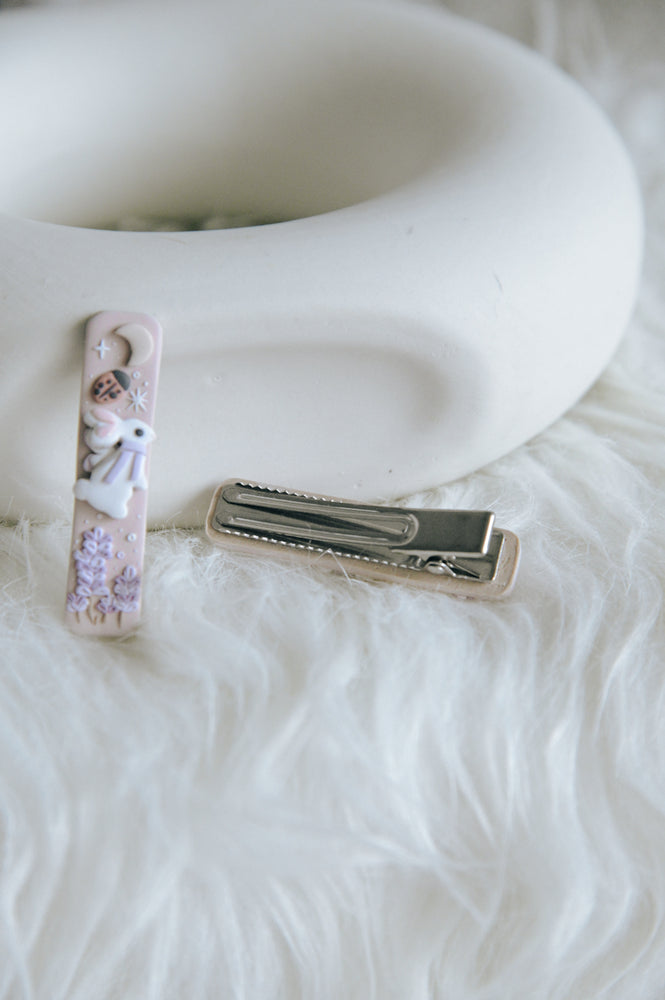 Dreamkeeper Hair Barrette in Dusty Pink