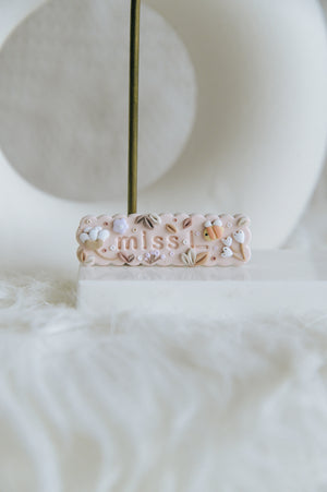 (PRE-ORDER) Bloomlight Hair Barrette - Personalised Name