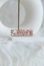 (PRE-ORDER)Amber Bloom Hair Barrette - Personalised Name