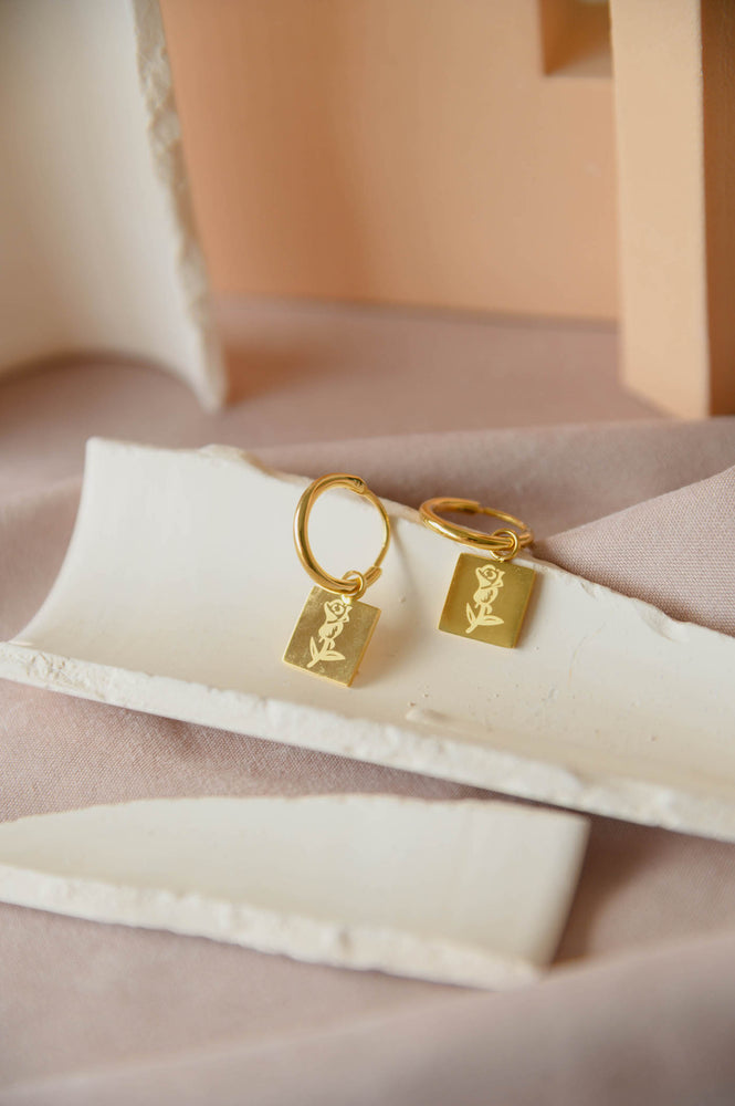 18k Gold Plated - Roselin Huggies