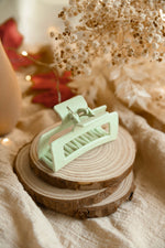 Boxy Claw Hair Clip in mint