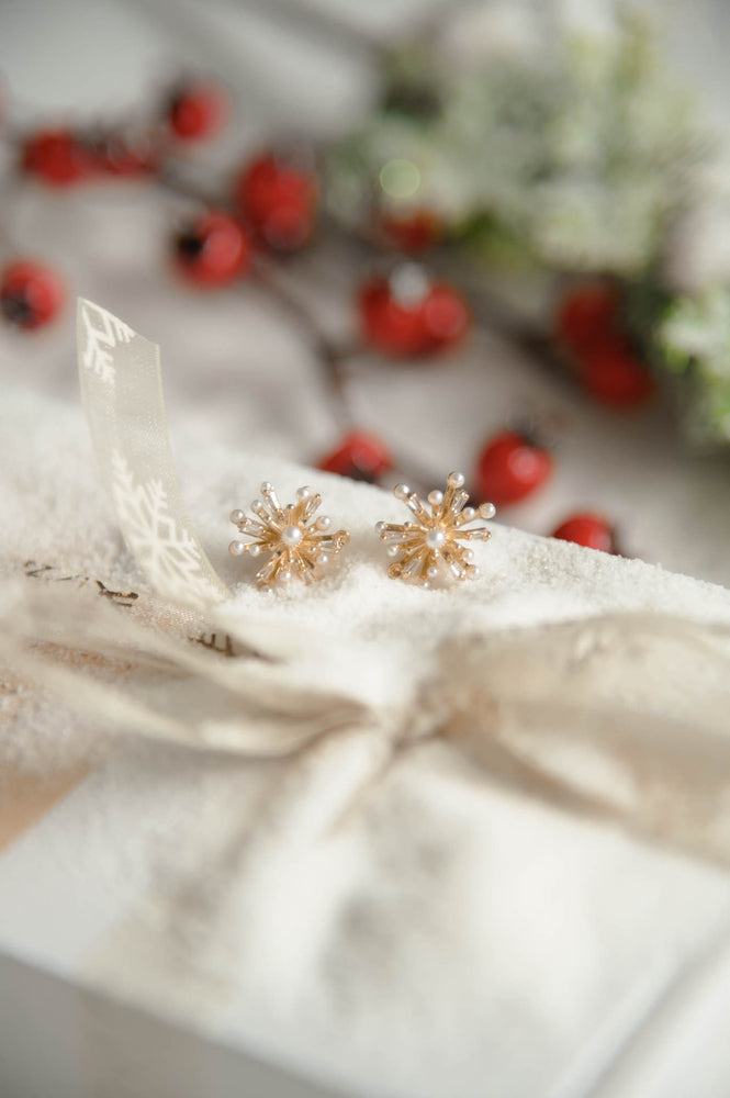 Snow Crystal Studs