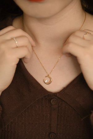 18k Gold Plated - Altalune Necklace