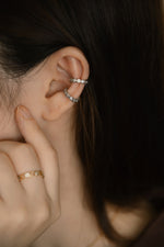 Norma Earcuffs in silver (set of 2)