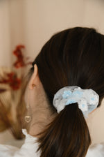Wisteria Scrunchie in sky