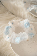 Wisteria Scrunchie in sky