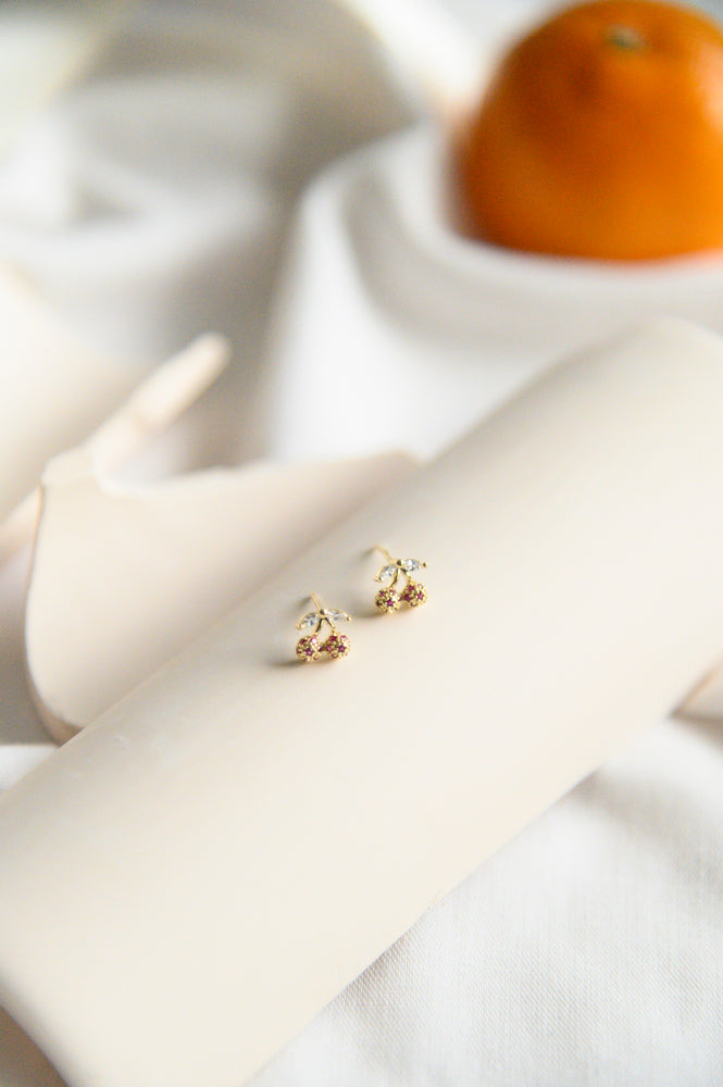 Cherry Mini Studs