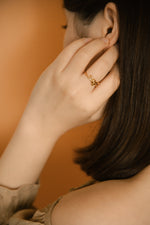 18k Gold Plated - Elon Knot Ring