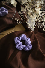 Waffle Scrunchie in violet