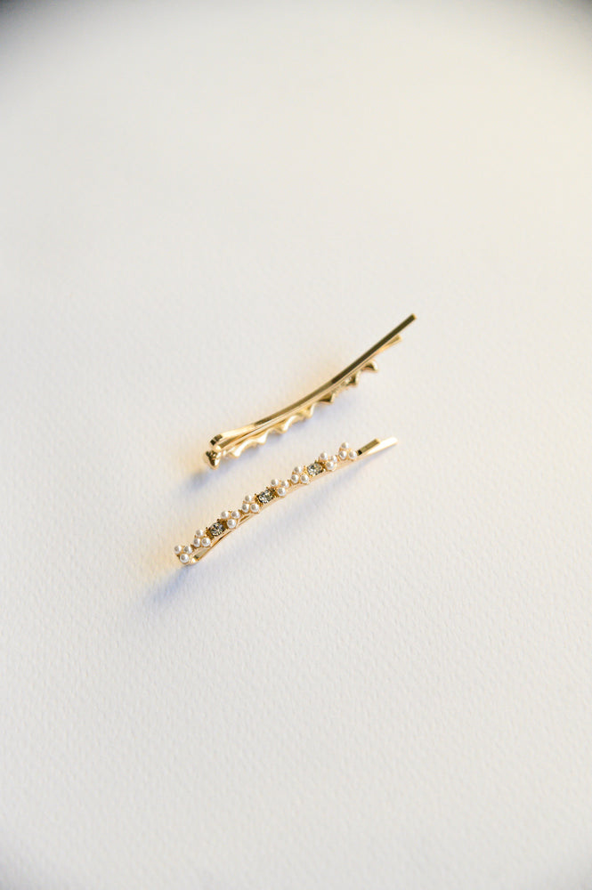Marin Crystal Hairpin (Set of 2)
