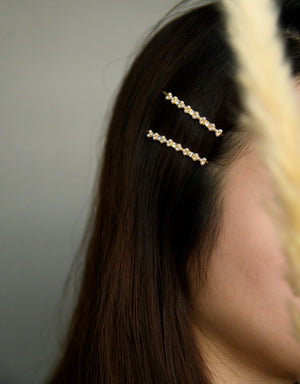 Marin Crystal Hairpin (Set of 2)