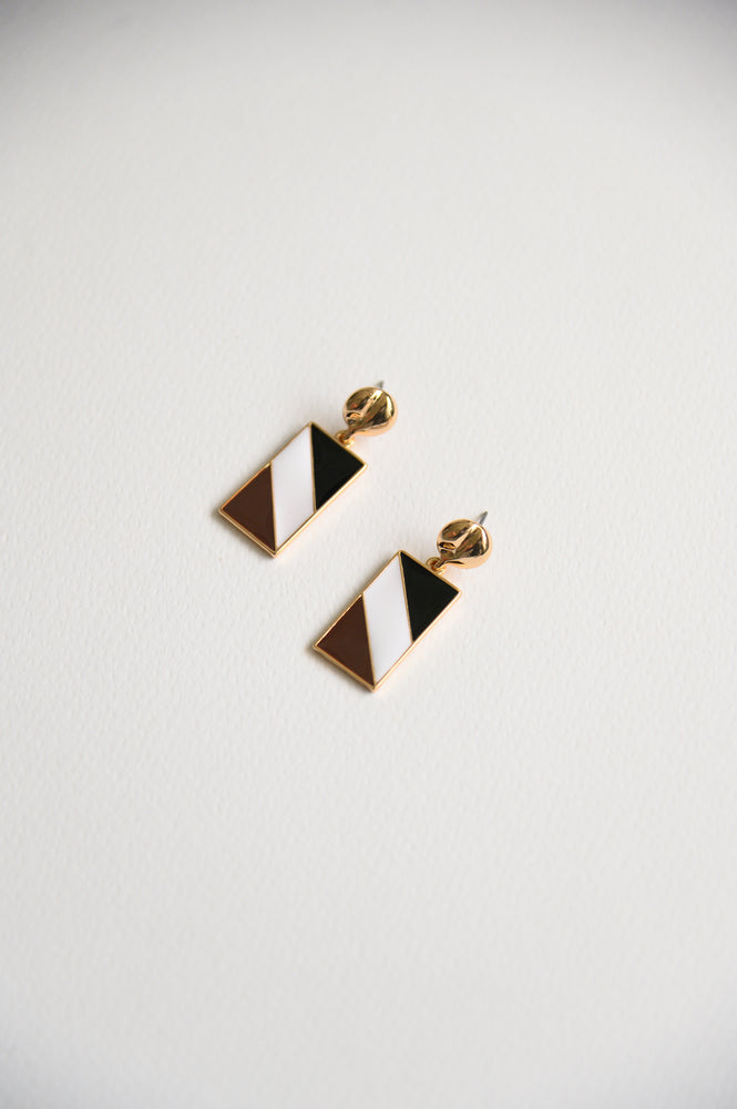 The Palette Earrings in dark