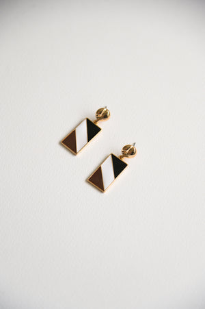 The Palette Earrings in dark