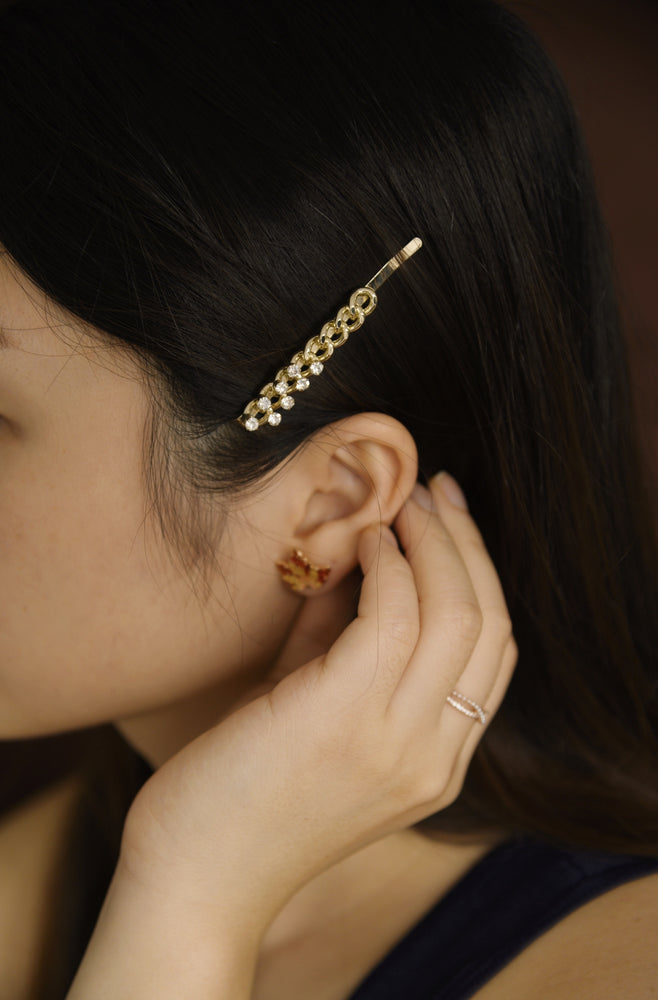Nouvel Hairpin in light gold