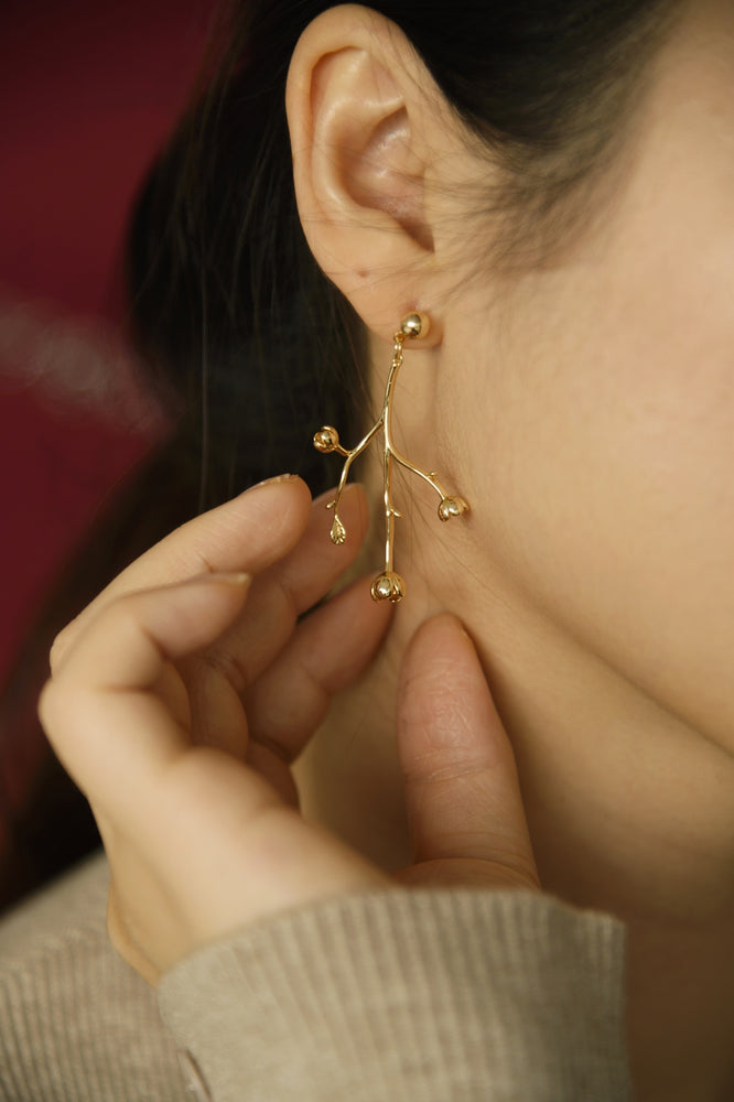 Mistletoe Drop Earrings