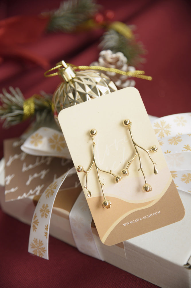 Mistletoe Drop Earrings