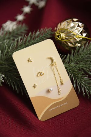November Studs (5 earrings pack)