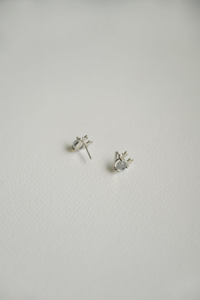 Prancer Clear Studs