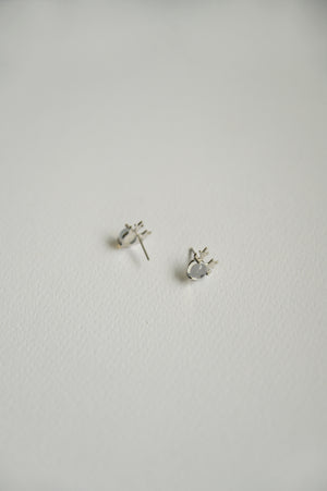 Prancer Clear Studs