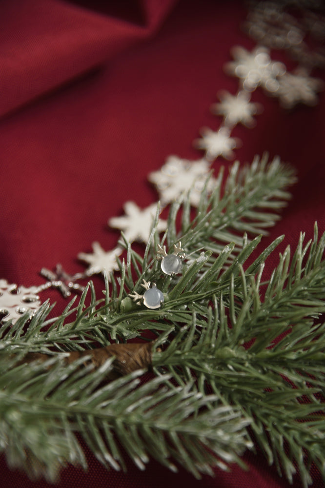 Prancer Clear Studs