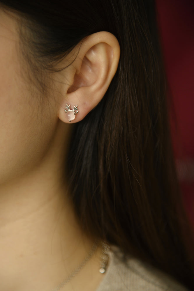 Prancer Clear Studs