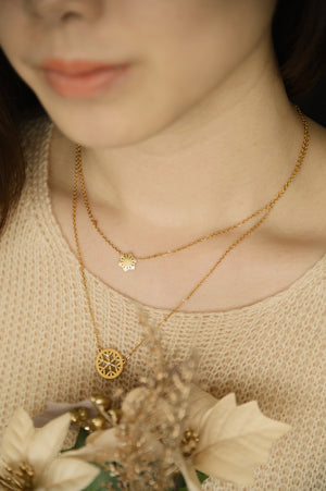 Titanium Steel - Noeleen Layered Necklace