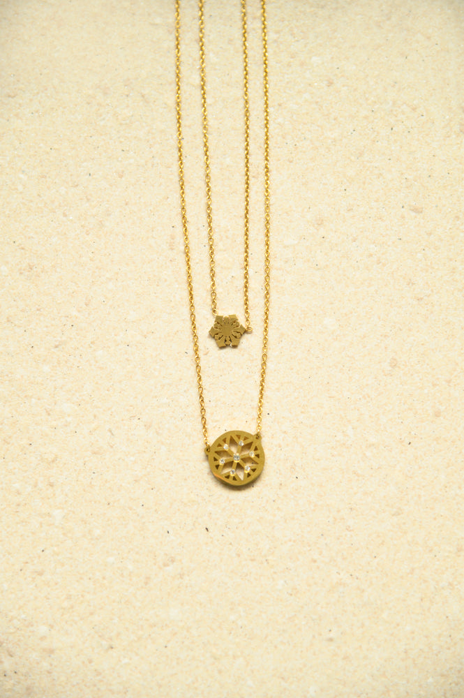 Titanium Steel - Noeleen Layered Necklace