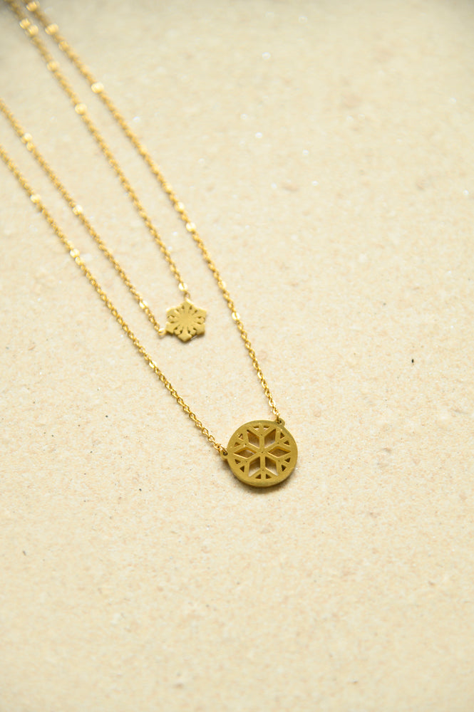 Titanium Steel - Noeleen Layered Necklace