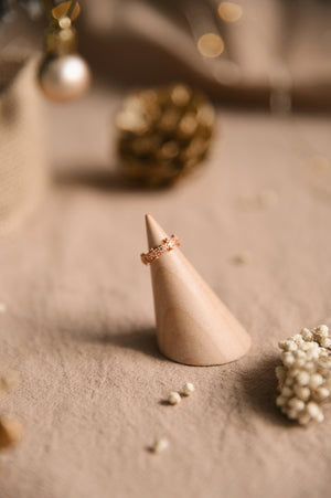 Tinsel Earcuff in rose gold