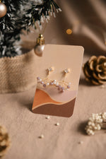 Snowlight Earrings in berry