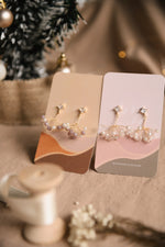 Snowlight Earrings in berry