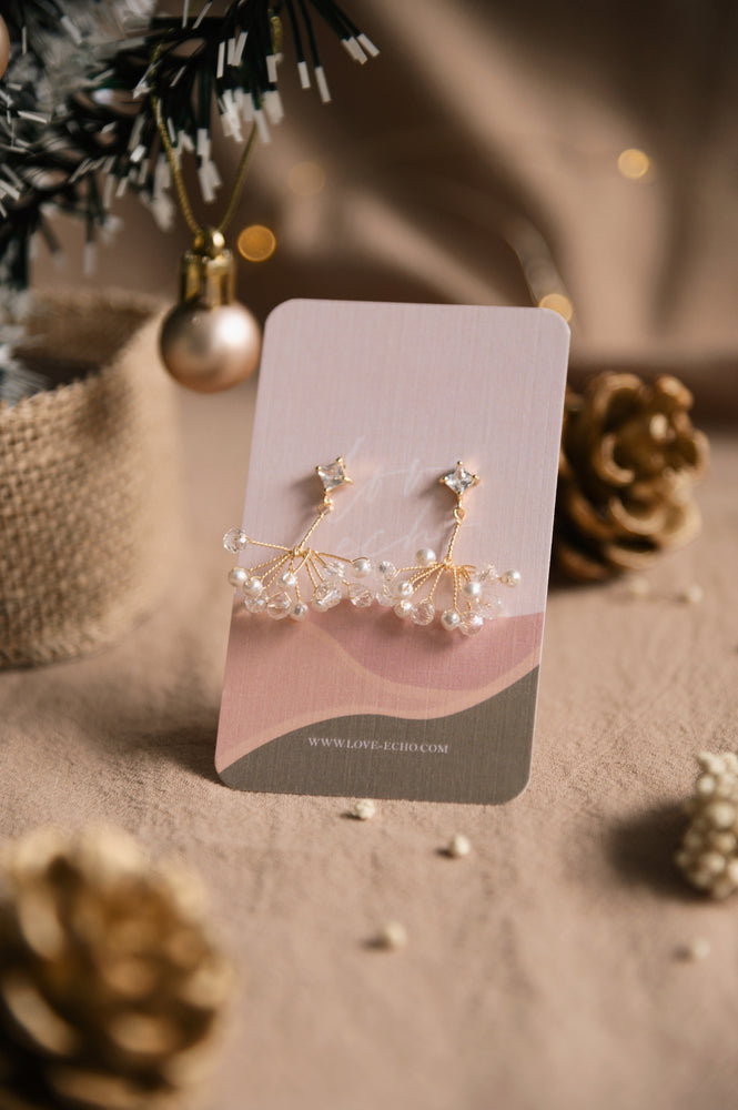 Snowlight Earrings in winter