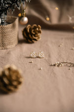 Krystal Snow Studs