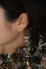 Krystal Snow Studs