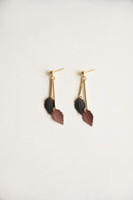Ontario Earrings in plum