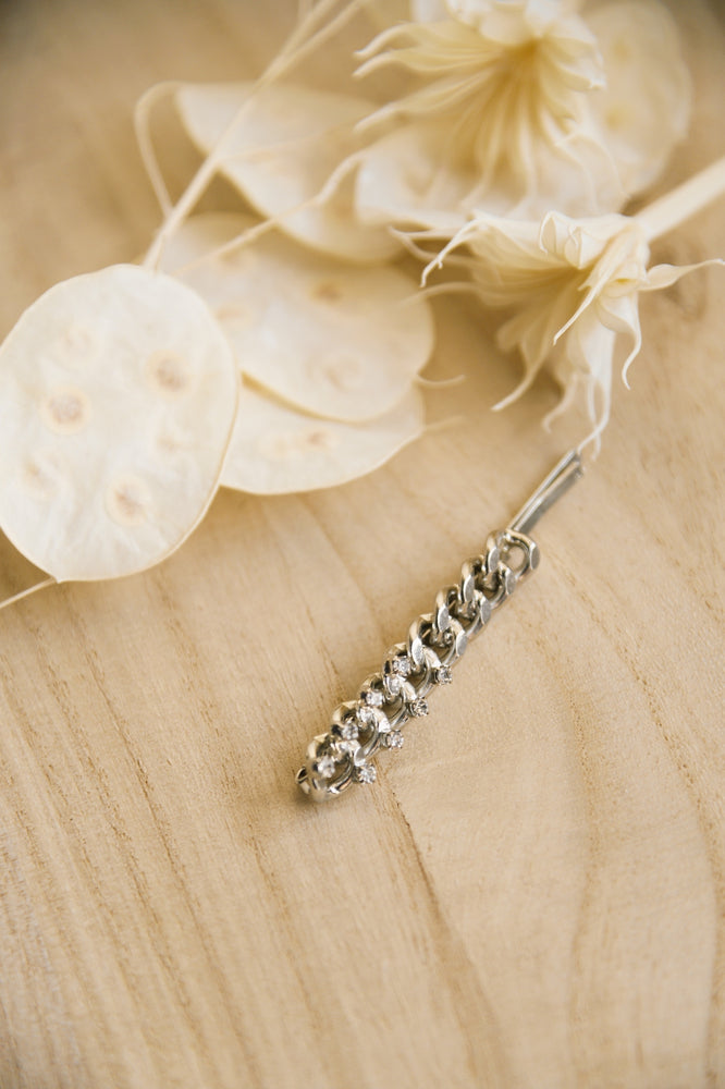 Nouvel Hairpin in silver