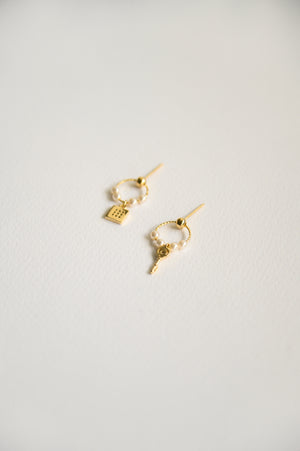 Locket Mismatched Earrings