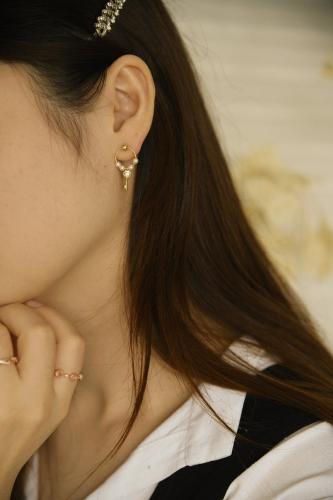 Locket Mismatched Earrings