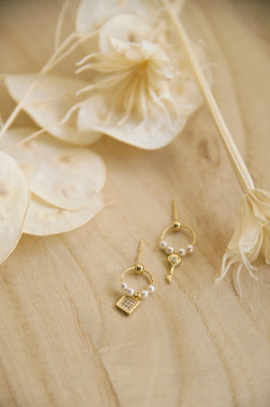 Locket Mismatched Earrings
