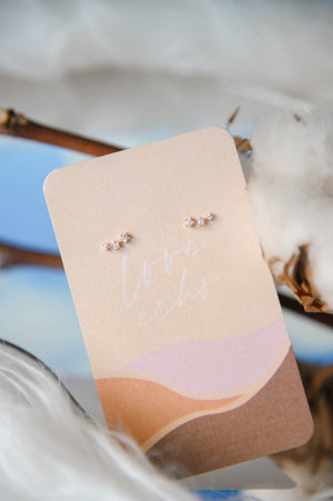 925 Sterling Silver - Aria Studs