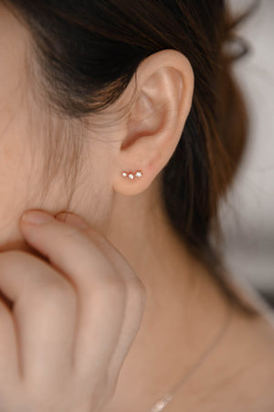 925 Sterling Silver - Aria Studs