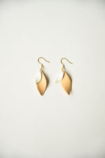 Caro Earrings in peach