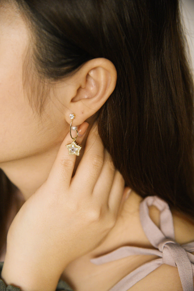 North Star Mismatched Earrings