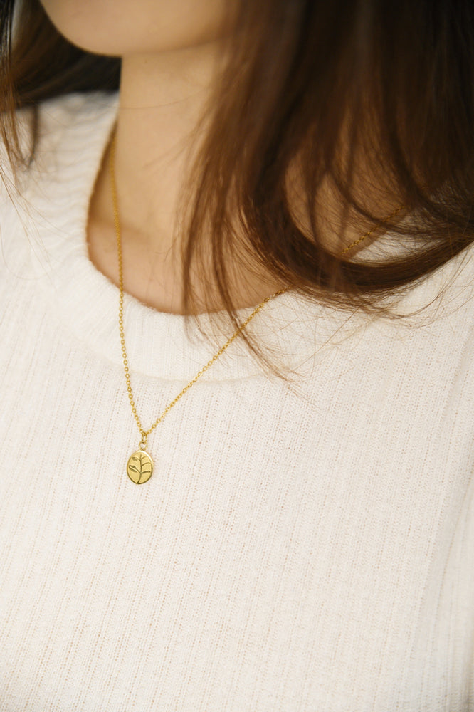 18k Gold Plated - Gardenia Necklace