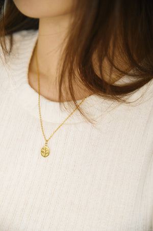 18k Gold Plated - Gardenia Necklace