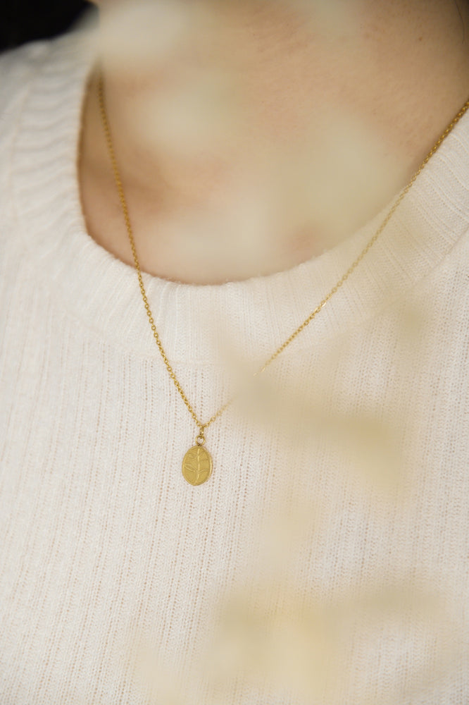 18k Gold Plated - Gardenia Necklace